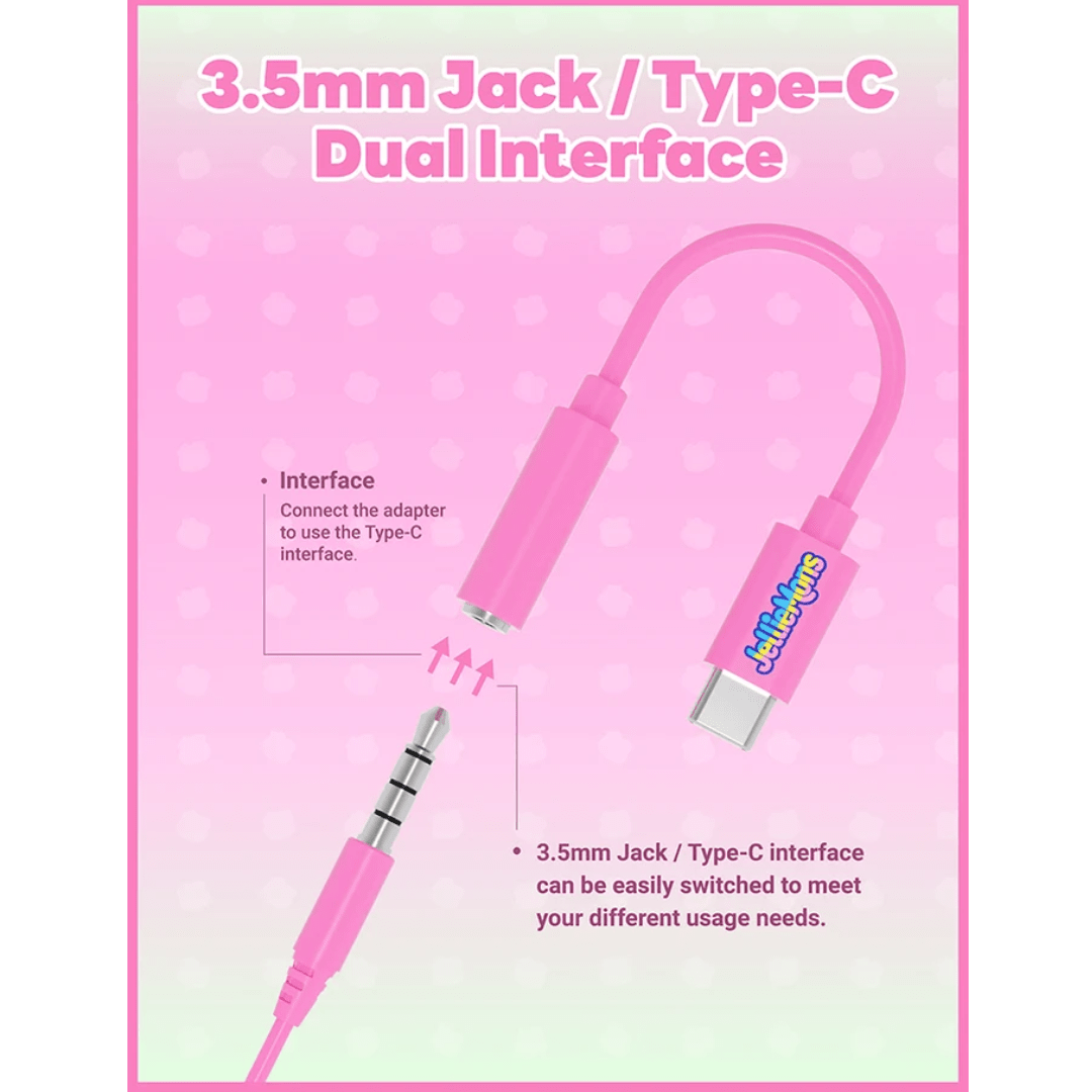Jellie Drops Wired Earphones Pink 3.5mm EP502P — image 8