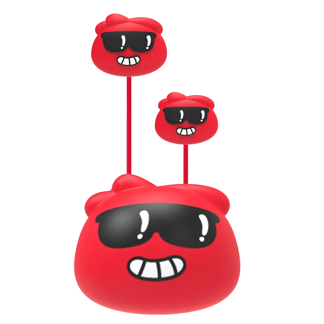 Jellie Drops Wired Earphones Red 3.5mm EP502R — image 2