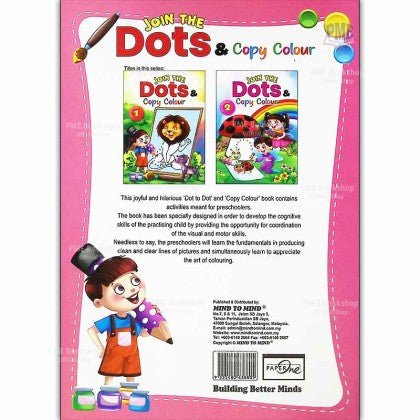 Join The Dots & Copy Colour Book - 1 63880 - Colorland Toys