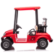 JS390 Electric Kids Golf Cart Ride-On with Remote | Red | 1-6 Years