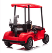 JS390 Electric Kids Golf Cart Ride-On with Remote | Red | 1-6 Years
