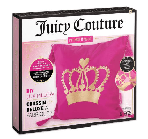 Juicy Couture DIY Deluxe Pillow with Gems & Tassels 4464 — image 1