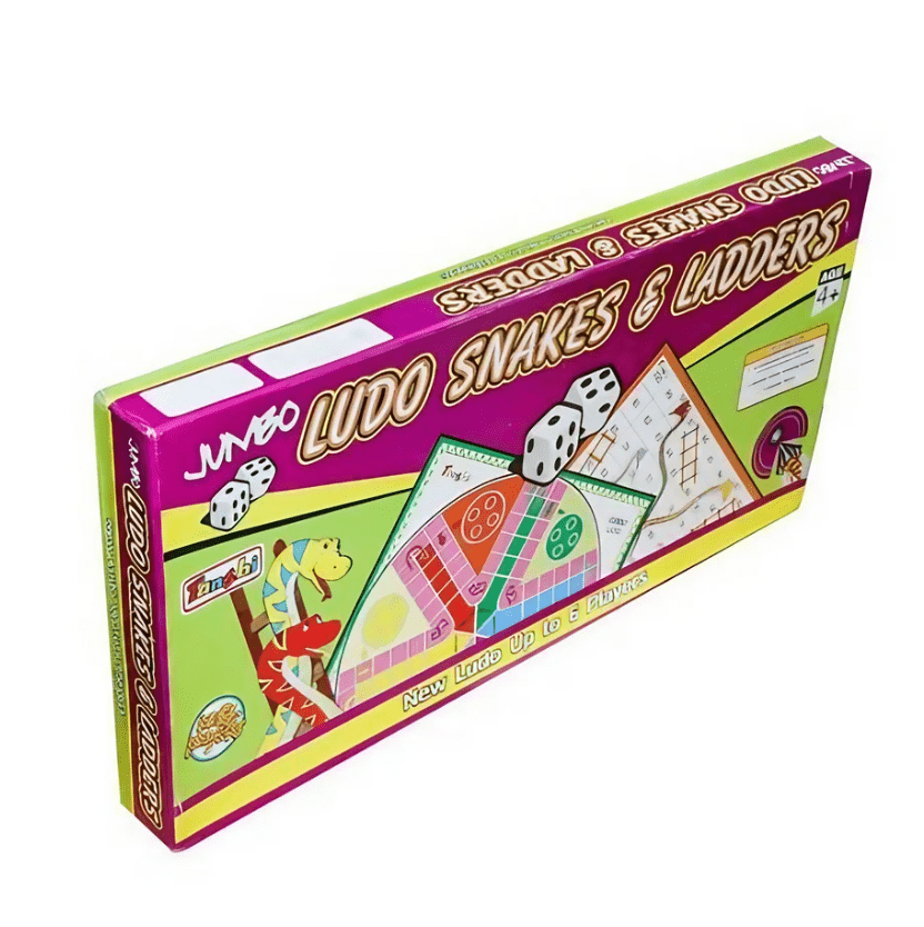 Jumbo Ludo Snakes And Ladders Game - Colorland Toys