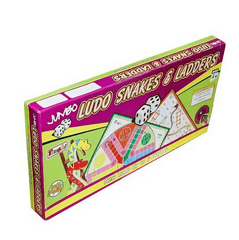 Jumbo Ludo Snakes And Ladders Game - Colorland Toys