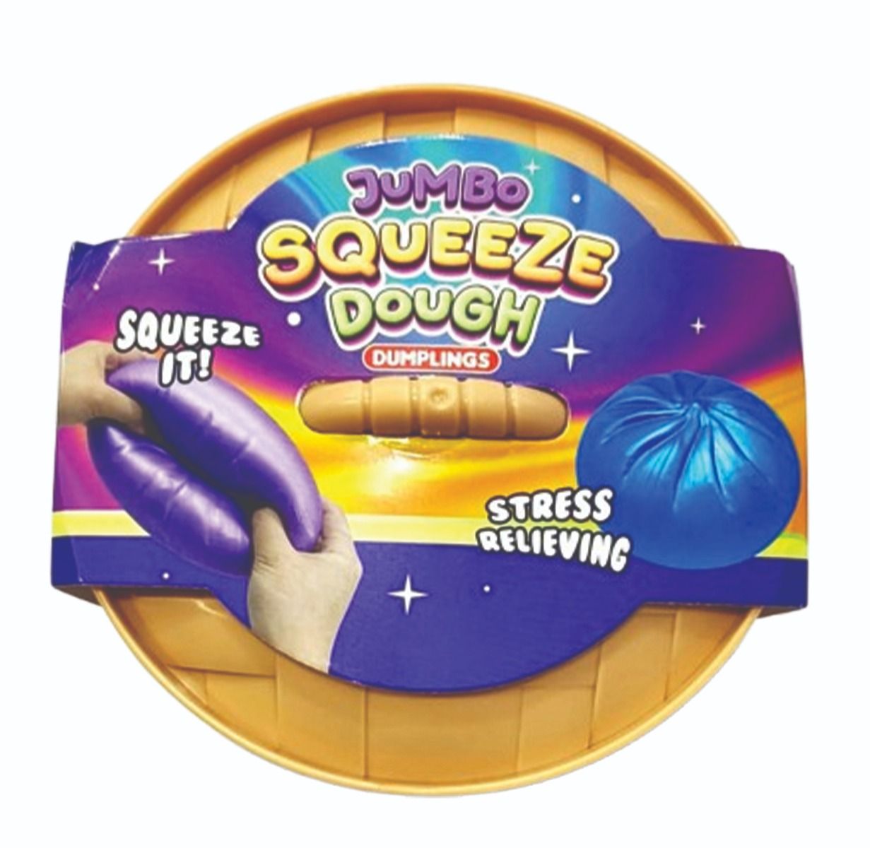 Jumbo Squeeze Dough Pearly Dumplings Assorted 14.5cm TT260013 - Colorland Toys
