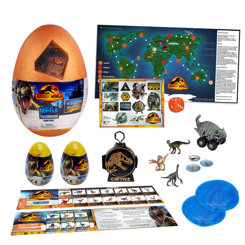 Jurassic Captivz Dominion Edition Mega Egg TM-JW-DMGE — image 2