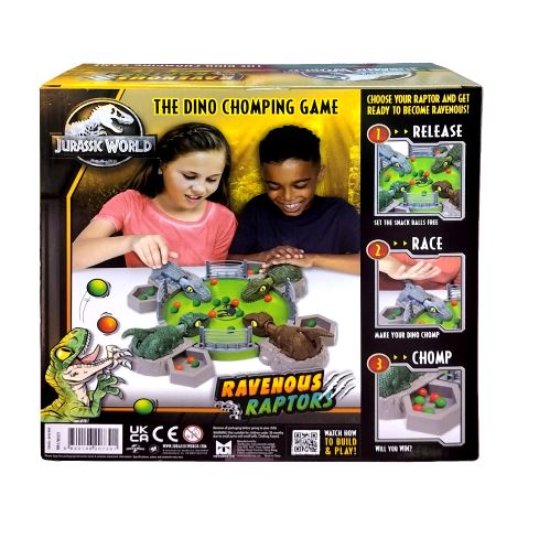Jurassic Ravenous Raptors Game - Colorland Toys