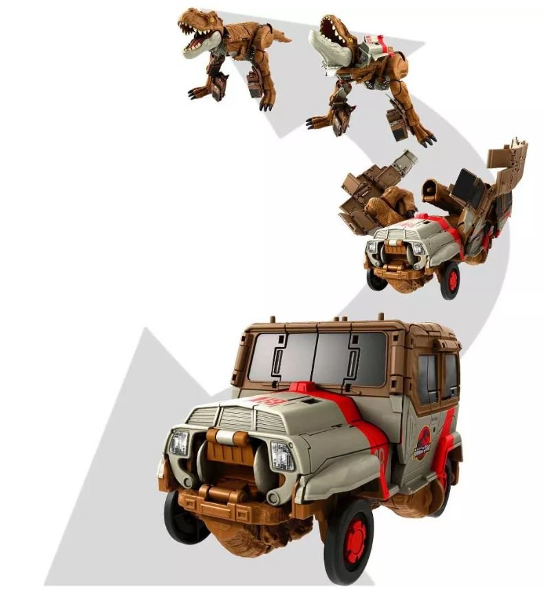 Jurassic World Chase N Roar - Tyrannosaurus Rex Dinosaur to Truck HPD38 — image 3