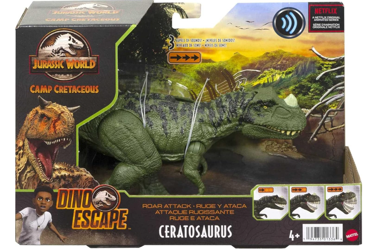 Jurassic World Dino Escape Roar Attack Ceratosaurus HCL92/GWD06 — image 1