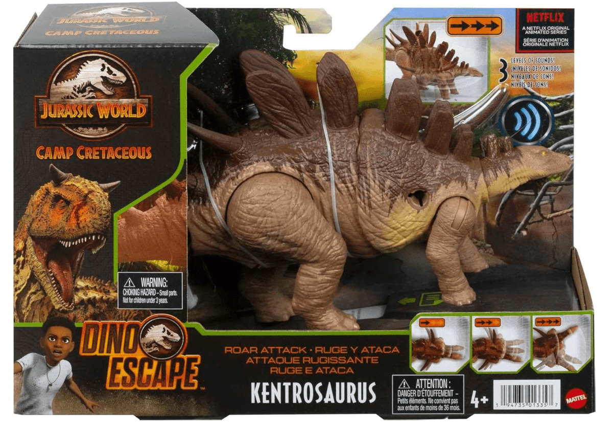 Jurassic World Dino Escape Roar Attack Kentrosaurus HCL93/GWD06 — image 1