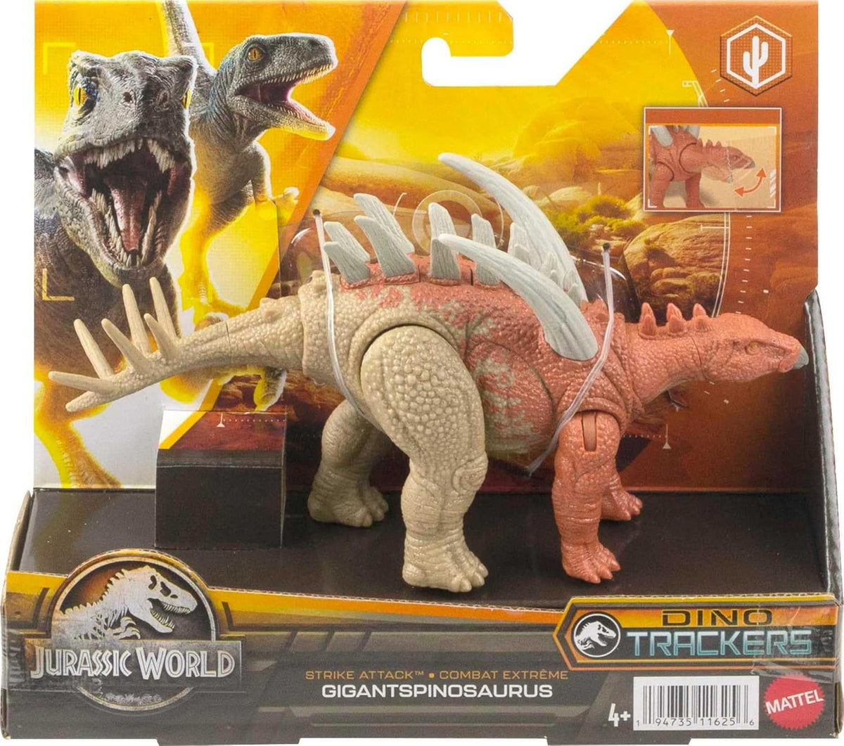 Jurassic World Dino Tracker Strike Attack Gigantspinosaurus HLN68/HLN63 — image 2