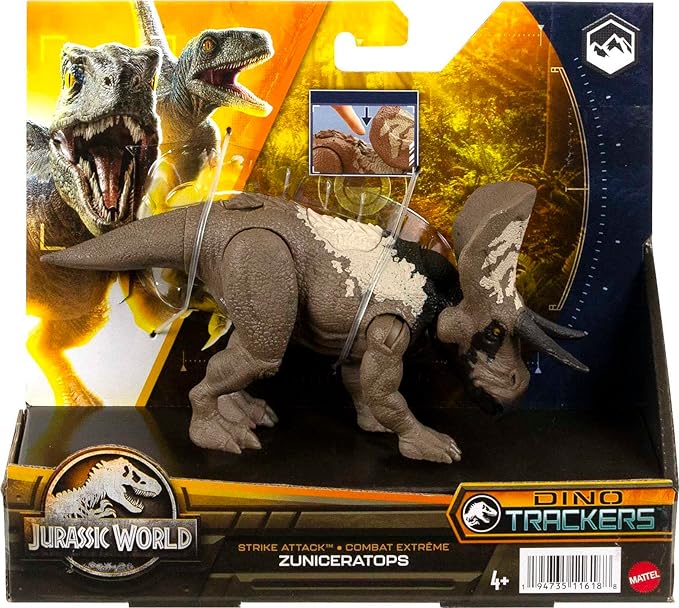 Jurassic World Dino Tracker Strike Attack Zuniceratops HLN66/HLN63 — image 2