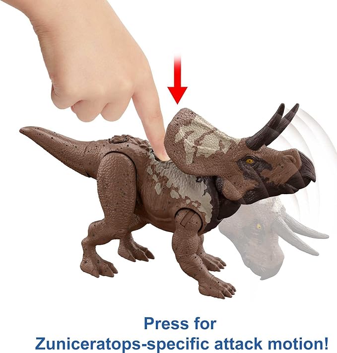 Jurassic World Dino Tracker Strike Attack Zuniceratops HLN66/HLN63 — image 6