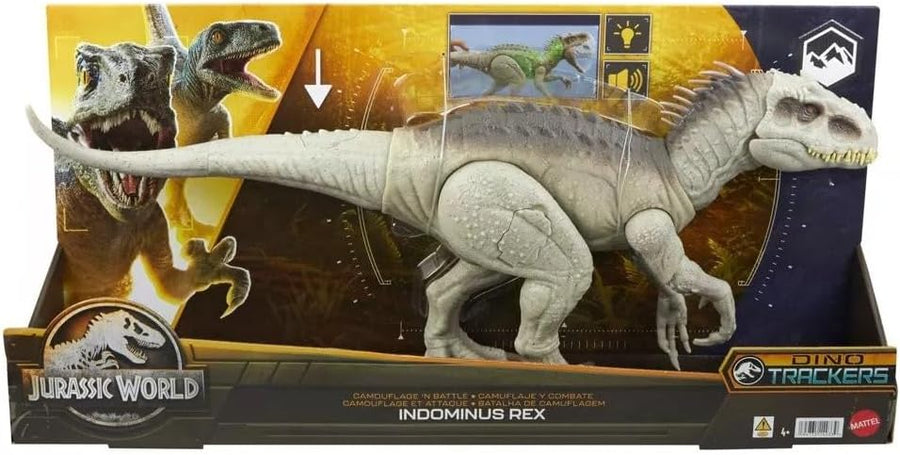 Jurassic World Dino Trackers Camouflage 'N Battle Indominus Rex Action Figure — image 2