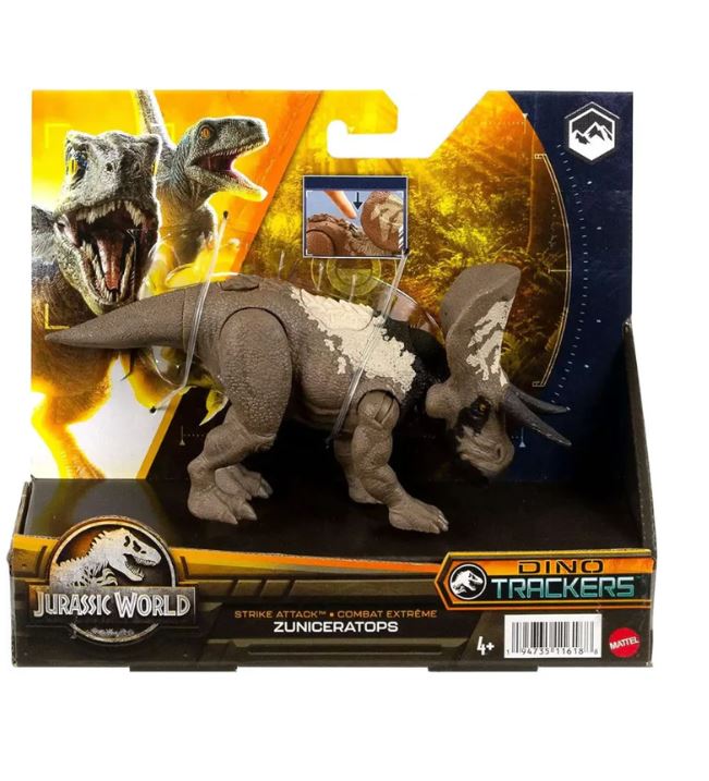 Jurassic World Dino ZUNICERATOPS Tracker Strike Attack HLN63 - Colorland Toys