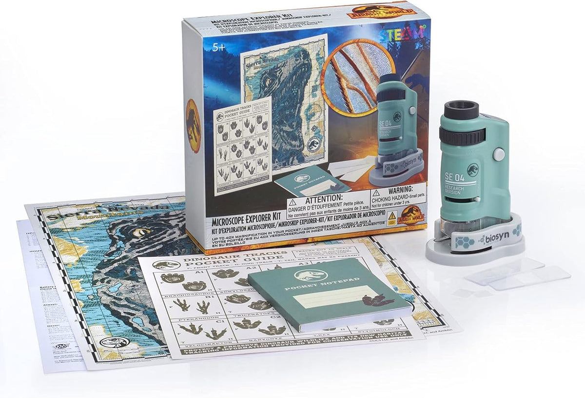 Jurassic World Dominion Microscope Explorer Kit JUR - 1020 - Colorland Toys