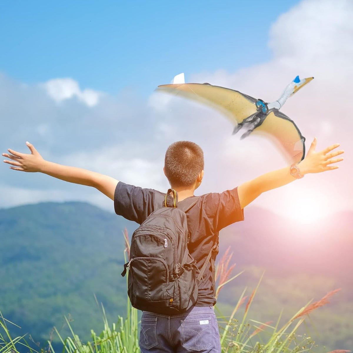 Jurassic World Dominion Power Flight Dino - The Quetzalcoatus JUR - 1009 - Colorland Toys