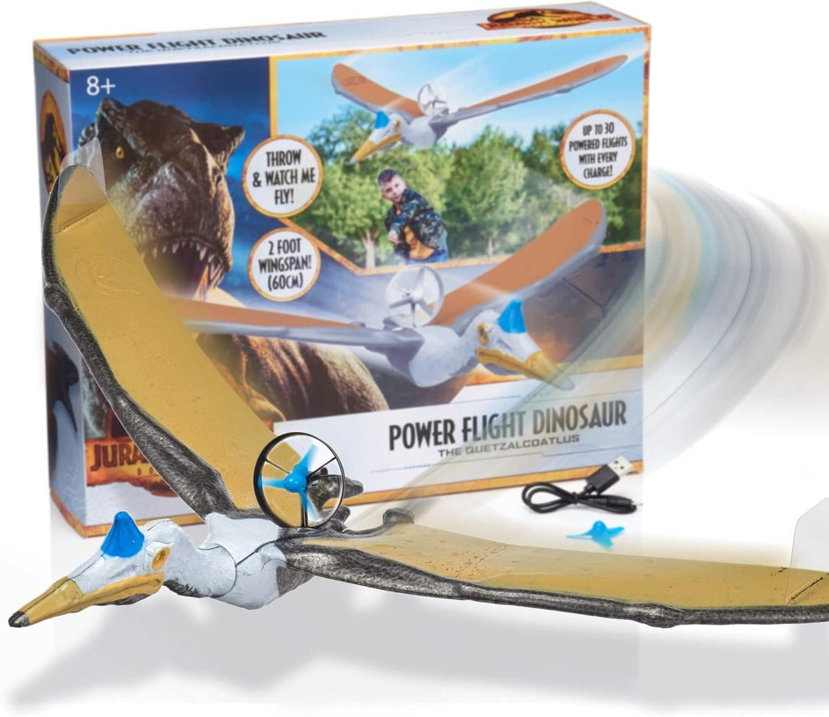 Jurassic World Dominion Power Flight Dino - The Quetzalcoatus JUR - 1009 - Colorland Toys