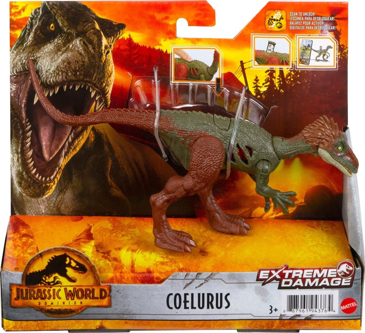 Jurassic World Extreme Damage Coelurus GWN16/GWN13 — image 4