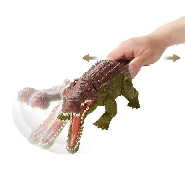 Jurassic World Massive Biters Sarcosuchus Figure Green GJP32 — image 2