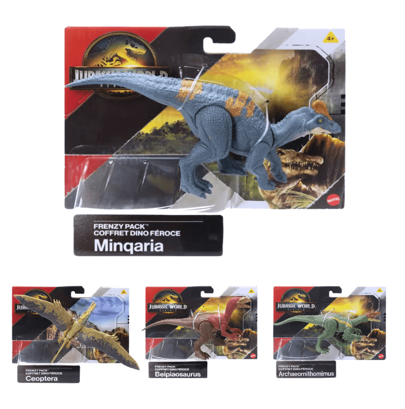 Jurassic World Frenzy Pack Dinosaur Figures – Rebirth Series (Assorted) — image 1