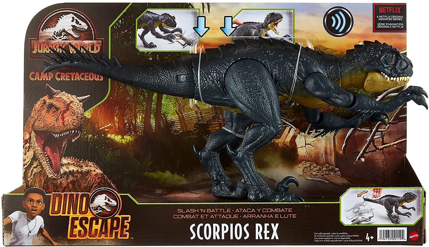 Jurassic World Slash 'n Battle Stinger Dino Figure HBT41 - Colorland Toys