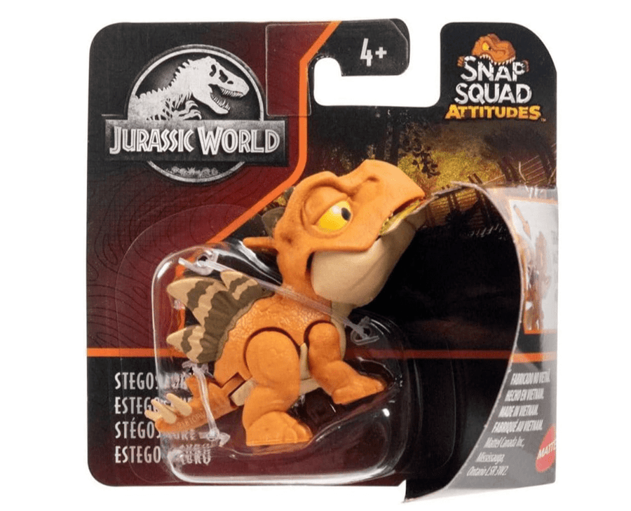 Jurassic World Uncaged Snap Squad STEGOSAURAUS Figures GXW58 — image 4