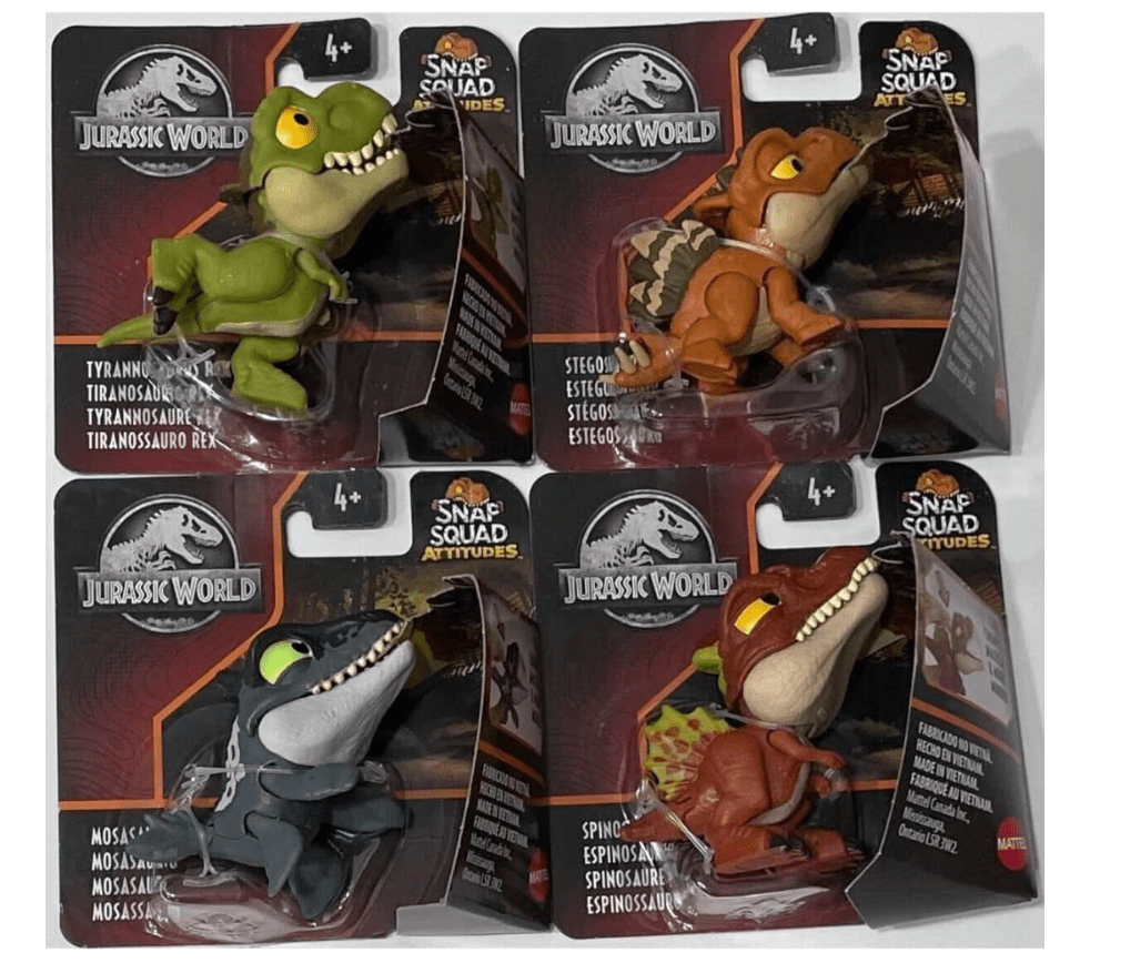 Jurassic World Uncaged Snap Squad STEGOSAURAUS Figures GXW58 — image 1