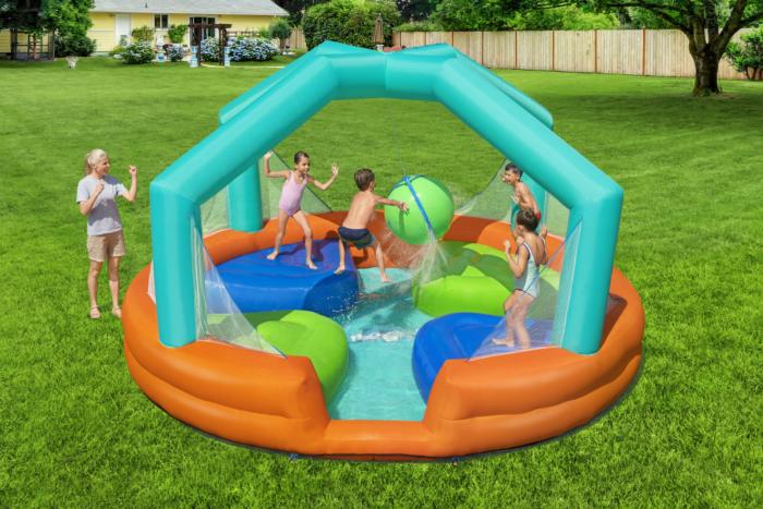 Bestway H2Ogo! Dodge & Drench Water Park 450 x 450 x 268 cm 53383 - Colorland Toys
