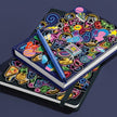 Kaleidoscope Sticker Bomb Studio Neon – 600+ Neon Stickers for Kids 8-12
