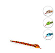 Keel Toys Keeleco Snakes Plush Asst 100cm
