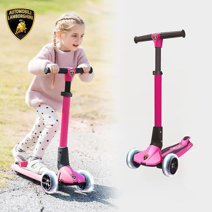 Kick n Roll Lamborghini 3 Wheel Kids Scooter Pink L1/1 — image 2