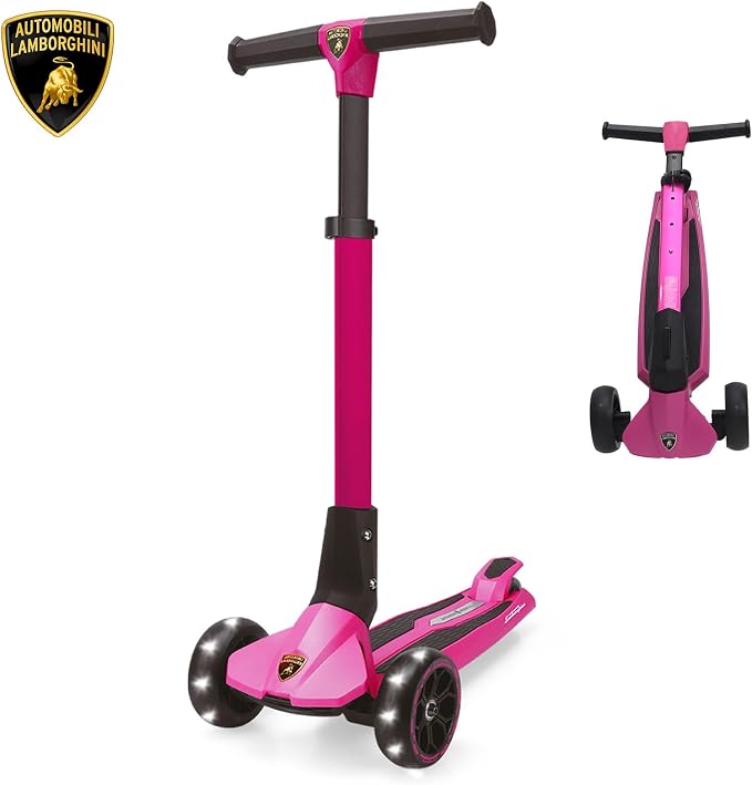 Kick n Roll Lamborghini 3 Wheel Kids Scooter Pink L1/1 — image 1