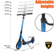 Kick n Roll Lamborghini Kick Scooter Blue L2-200