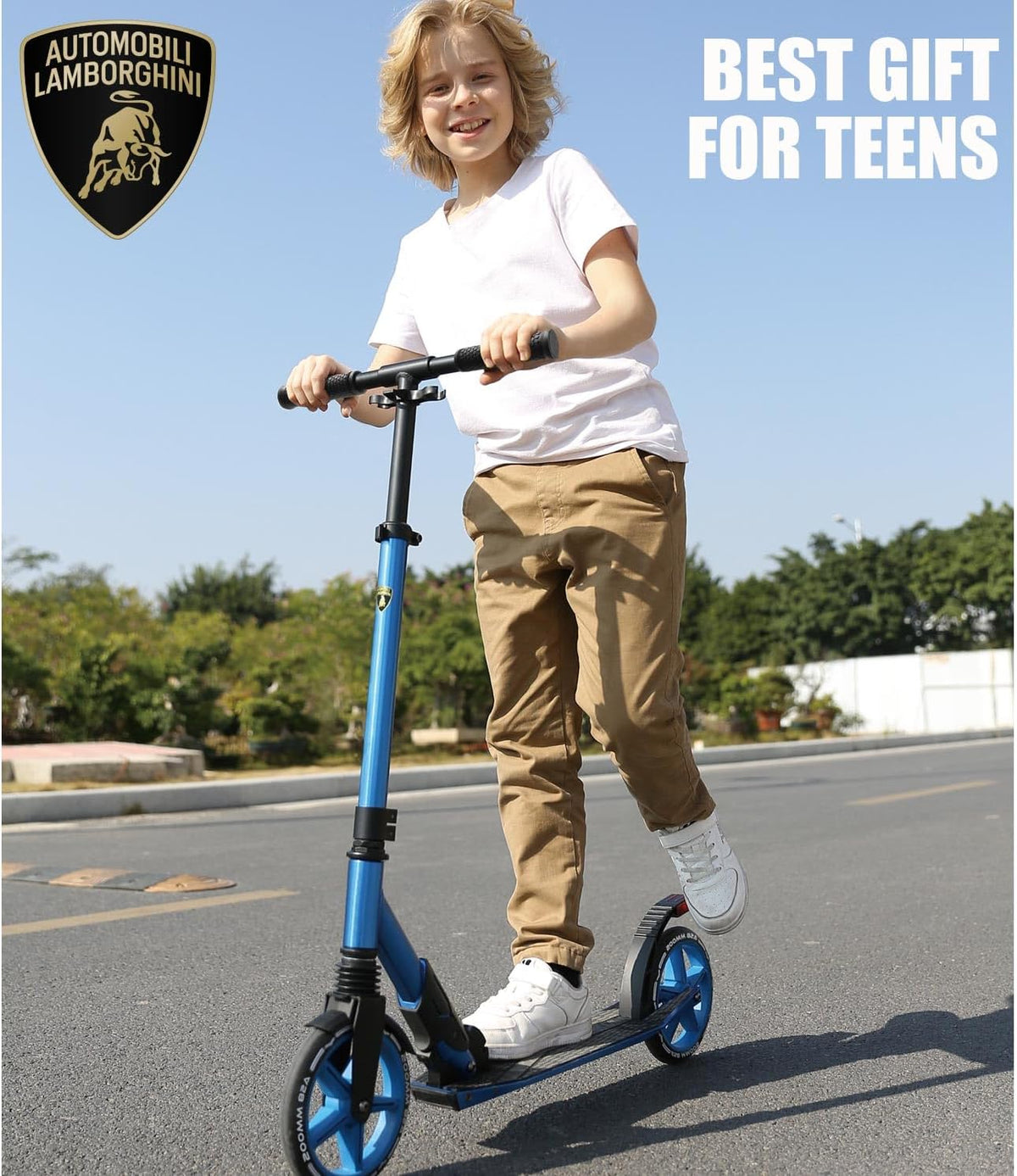 Kick n Roll Lamborghini Kick Scooter Blue L2-200 — image 6