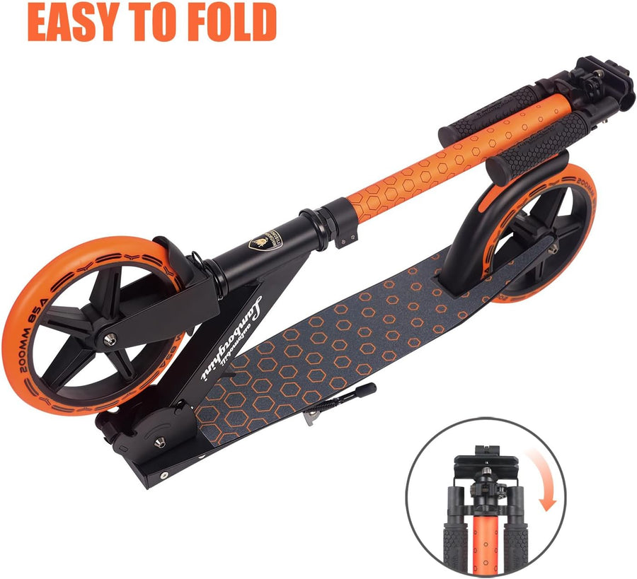 Kick n Roll Lamborghini Kick Scooter Orange L6-200 — image 4