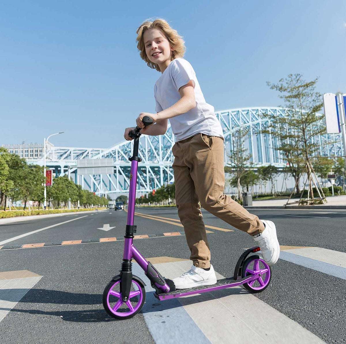 Kick n Roll Lamborghini Kick Scooter Pink/Purple L2-200 — image 7
