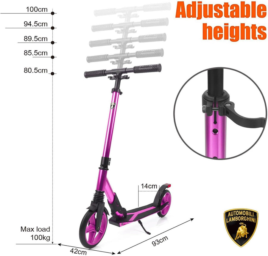 Kick n Roll Lamborghini Kick Scooter Pink/Purple L2-200 — image 4