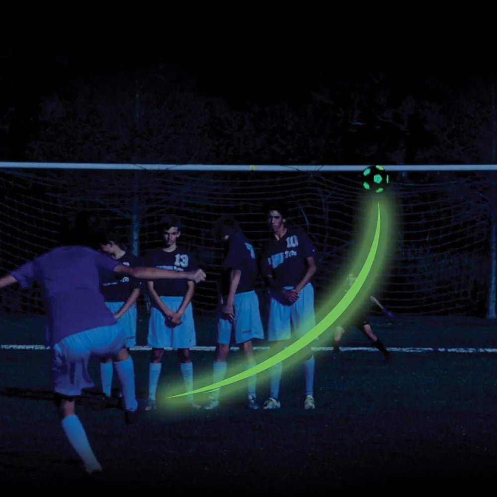 Kickerball Glow-in-the-Dark Curve Soccer Ball for Kids & Teens - Colorland Toys