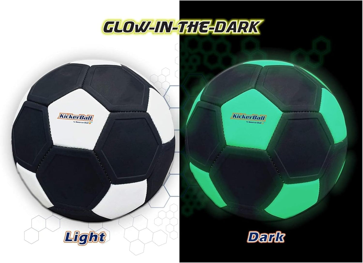 Kickerball Glow-in-the-Dark Curve Soccer Ball for Kids & Teens — image 3
