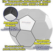 Kickerball Glow-in-the-Dark Curve Soccer Ball for Kids & Teens
