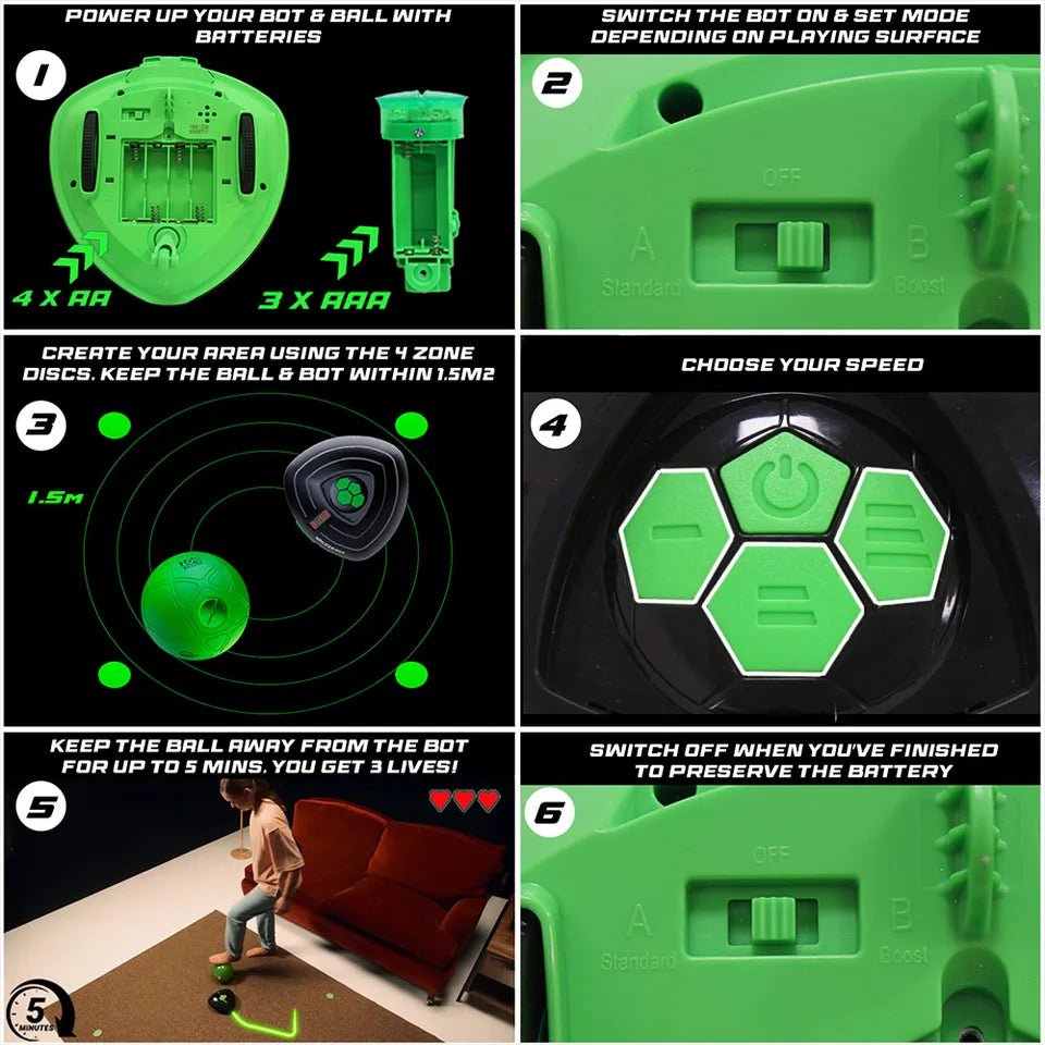 Kickerball Strikesphere Soccer - Bot - Colorland Toys