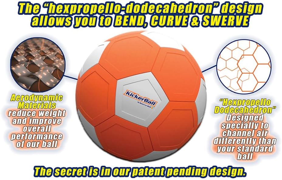 Kickerball Swerve Football – Curve, Bend & Swerve Like a Pro | Model KBS01184 — image 8