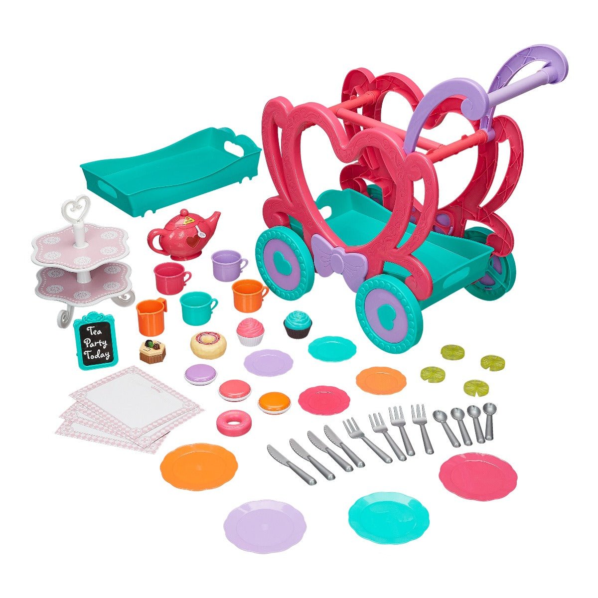 Kid Connection Tea Cart Play Set 47 Pieces 75547 — image 3