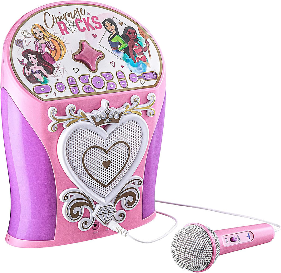 Kiddesigns Disney Princess Bluetooth MP3 Karaoke with Microphone KD-DP-554 — image 1