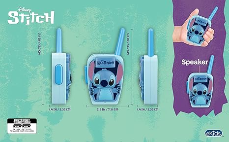 Kiddesigns Walkie Talkies - Lilo And Stitch KD - SH - 207 - Colorland Toys