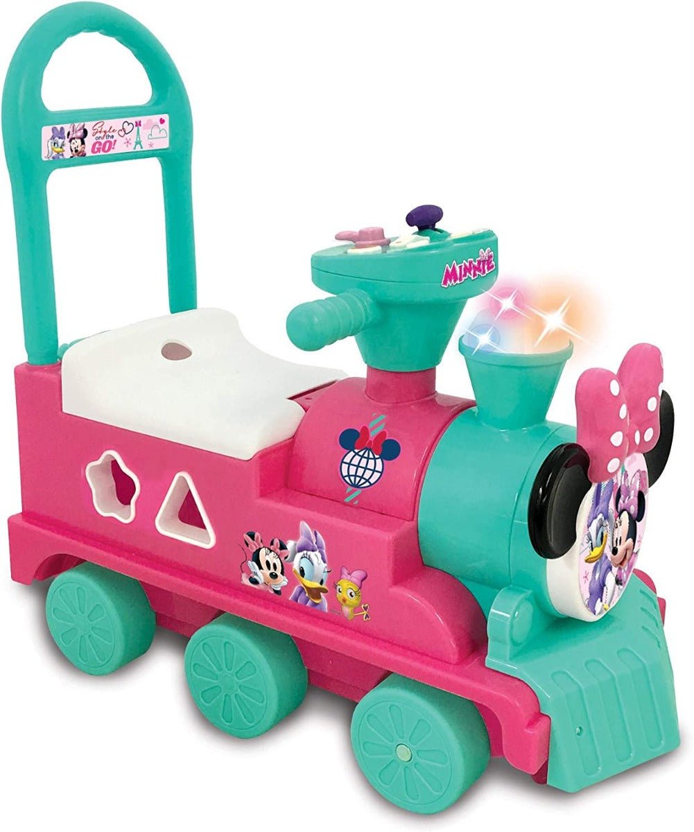 Kiddieland Disney Minnie Mouse Play and Sort Activity Train Pink 054882 — image 1