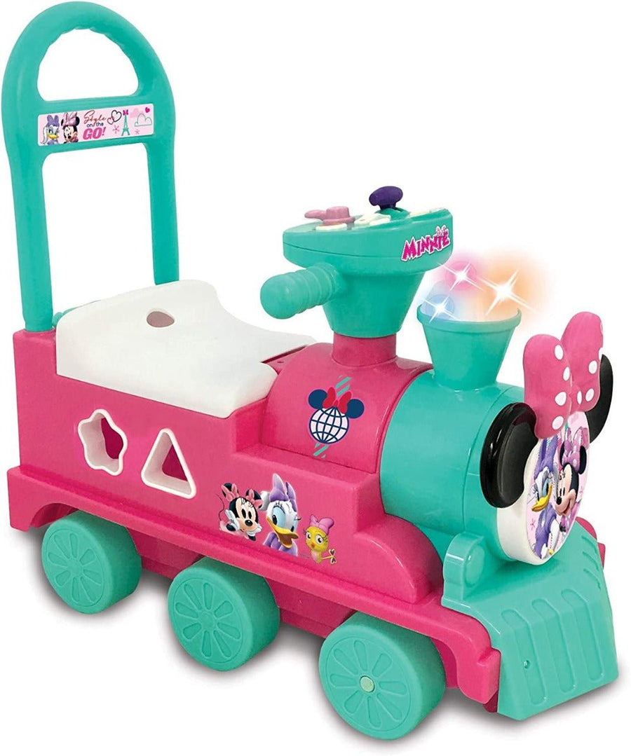 Kiddieland Disney Minnie Mouse Play and Sort Activity Train Pink 054882 — image 1