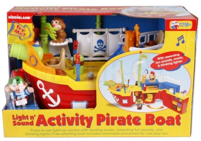 Kiddieland Light n Sound Activity Pirate Boat 038075 — image 3