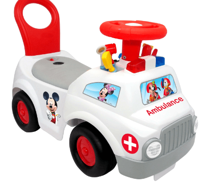 Kiddieland Mickey Activity Ambulance Ride - On 060400 - Colorland Toys
